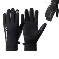 Winter Cycling Gloves Warming Touchscreen Motorcycling Gloves Anti-Slip Windproof Waterproof Thermal Motorcycle Gloves mitten