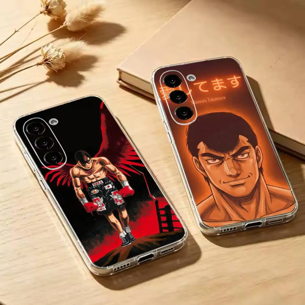 H-Hajime no Ippo Mamoru Takamura Transparent Phone Case For Samsung Galaxy A73,A72,A71,A70,A53,A52,A51Soft Cover