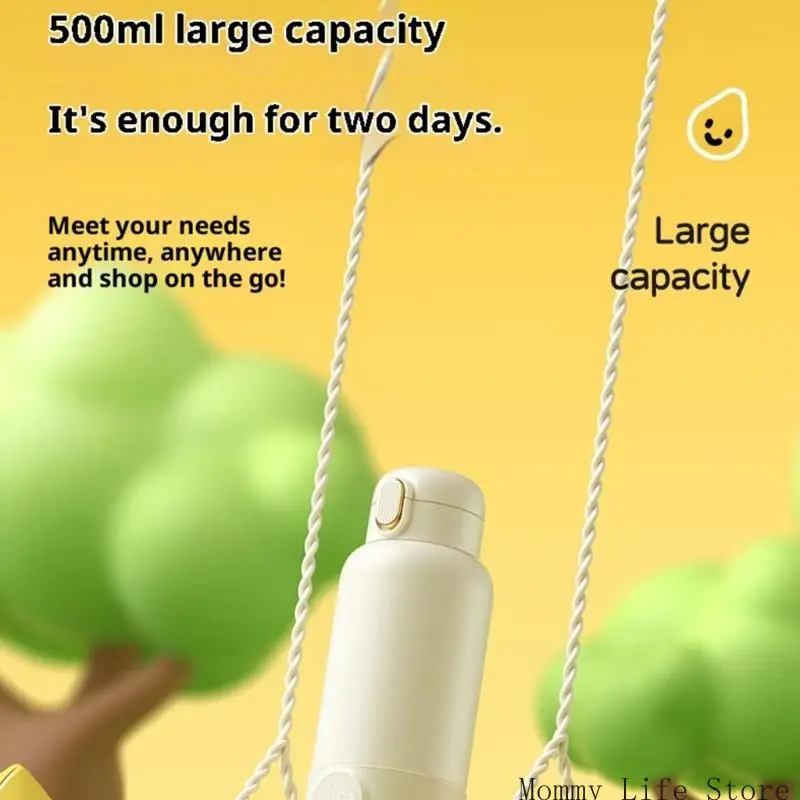 جهاز تسخين زجاجات الأطفال المحمول من الفولاذ المقاوم للصدأ بسعة 500 مل من النوع C للشحن #4