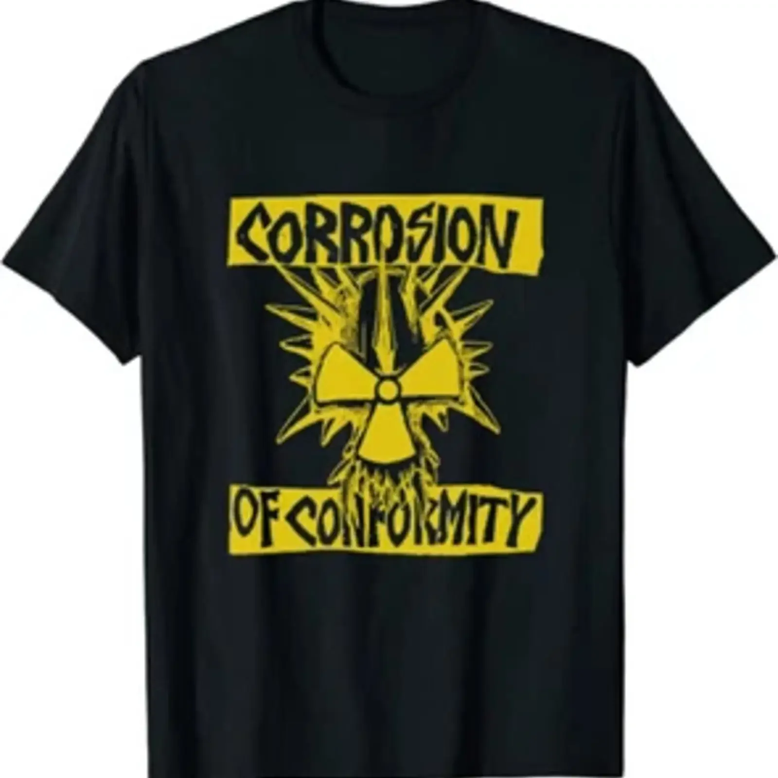 Corrosion of Conformity Yellow American Heavy Classic T Shirt M 3XL Made US vintage Washed homme graphic Stretched