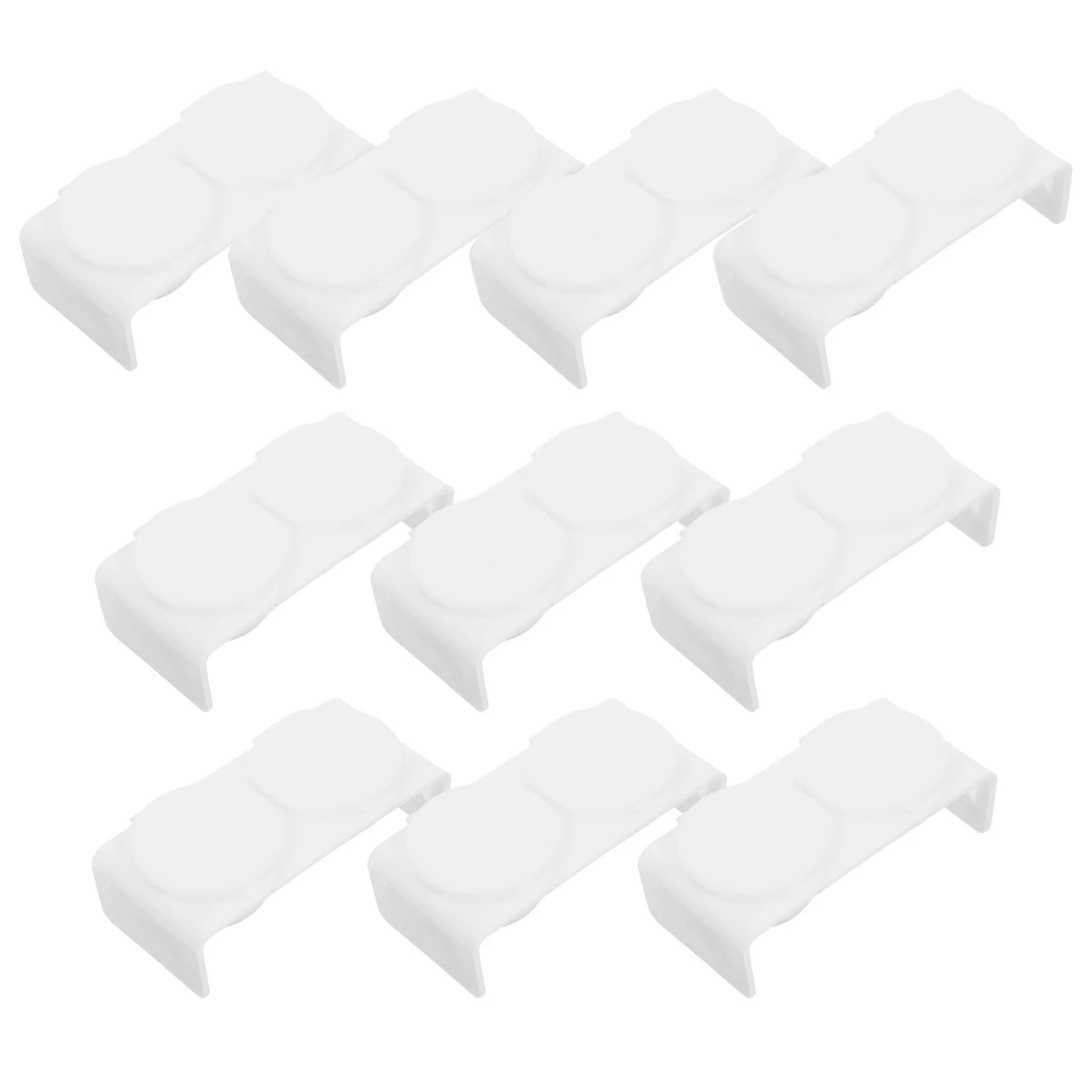 10개 크리스탈 컵 이중 구멍 유리 매니큐어 액체 용기 네일 아트 펜 세척용 다펜 디쉬 도구 네일 용품