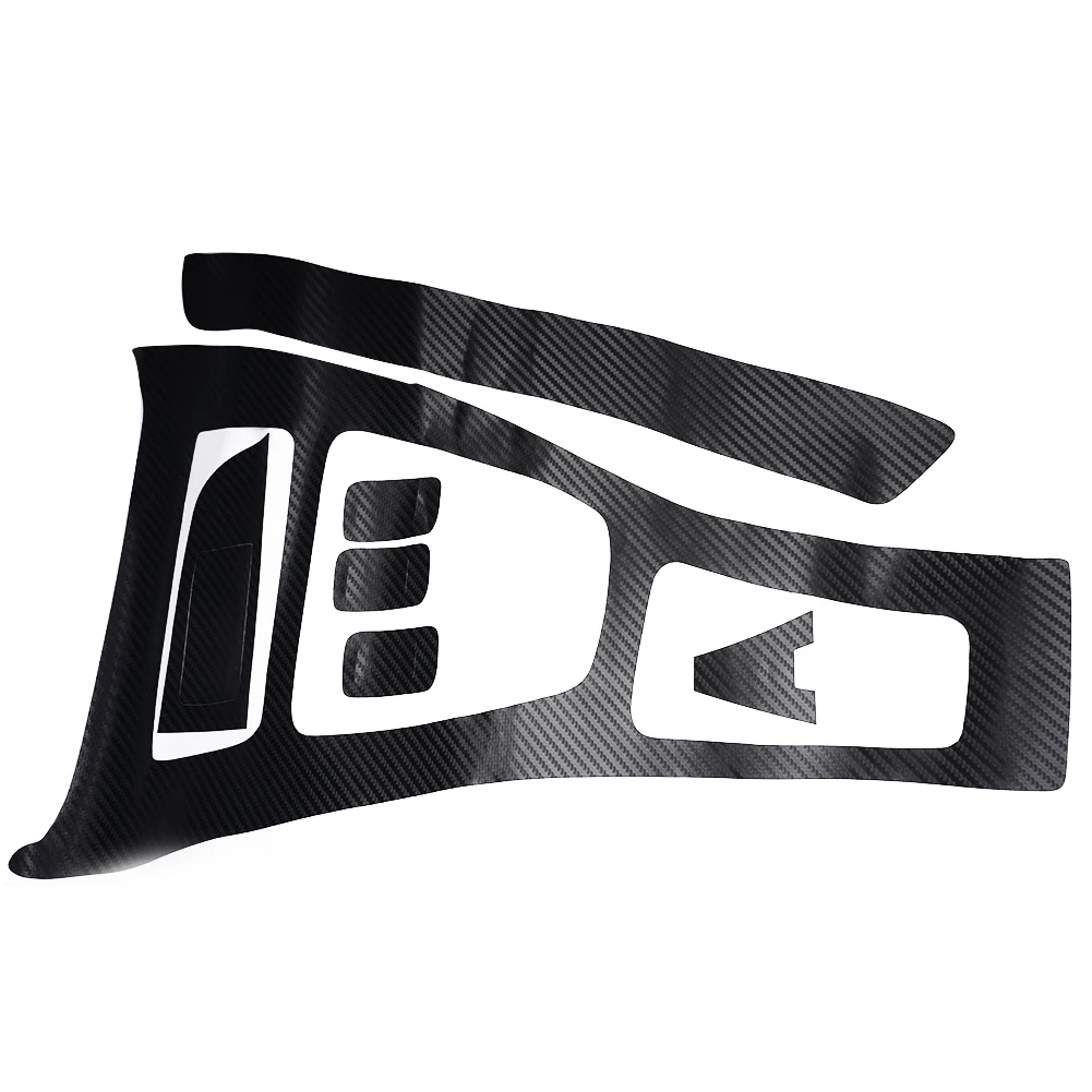 

Car Interior 3D Wrap Trim Decal Glossy Carbon Fiber Fit For BMW 3 Series E90 2005-2013 LHD Car Styling Accessories
