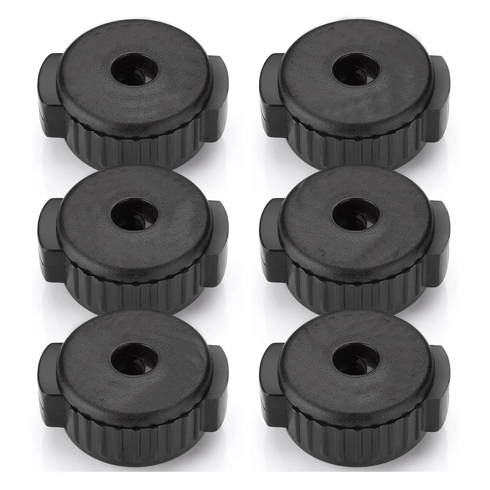 HOT 6 PCS Plastic Cymbal Nuts,Quick-Set Cymbal Nut for Percussion Drum Kit,Percussion Replacement Parts