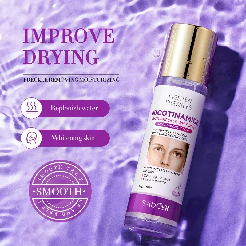 

Niacinamide Whitening Anti-freckle Toner Emulsion Skin Care Set Anti-aging Birghtening Skin Moisturizing Nourishing Lotion