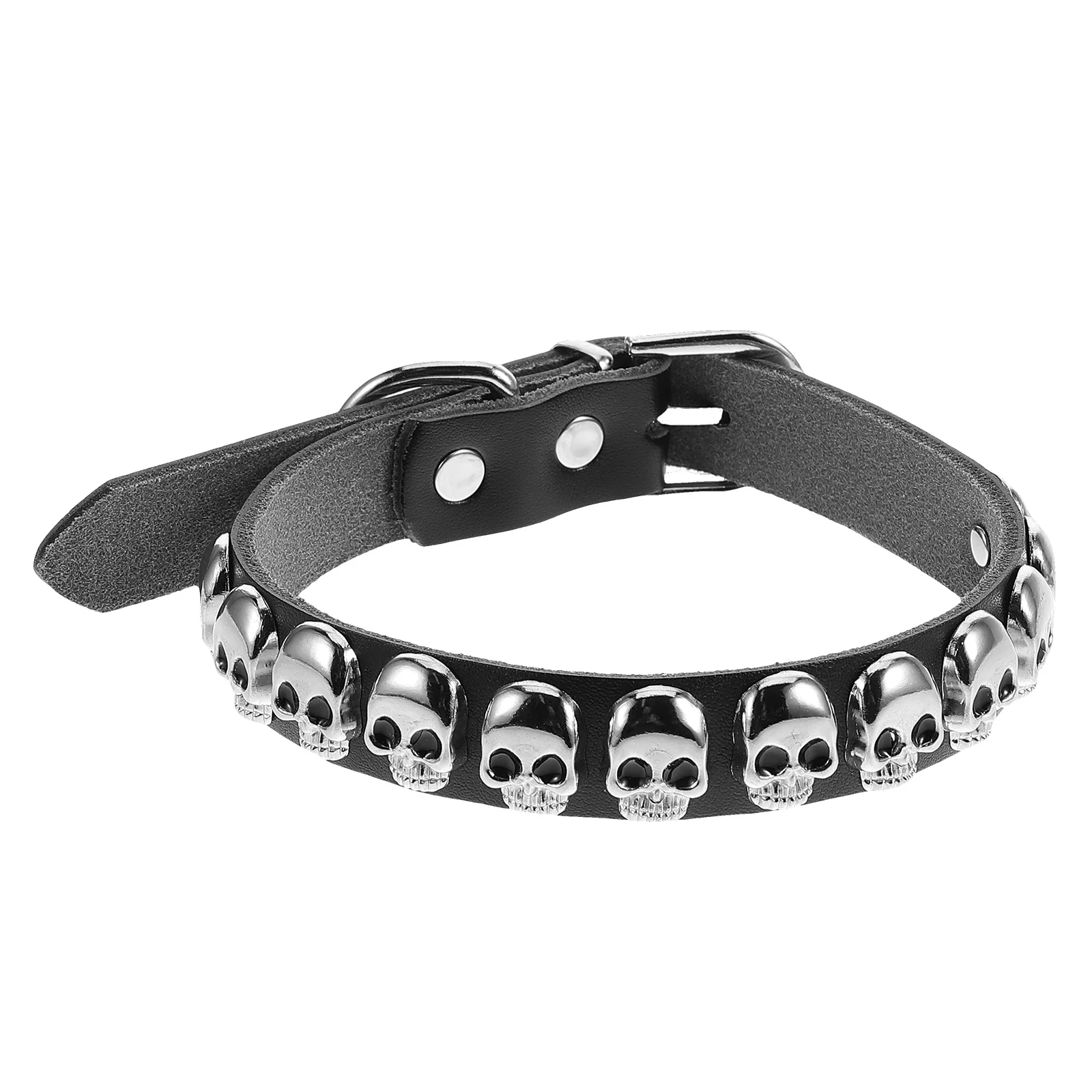 

Pet Collar Dog Animal Cute Skull Puppy Neck for Small Dogs Supply Black Collars Puppies