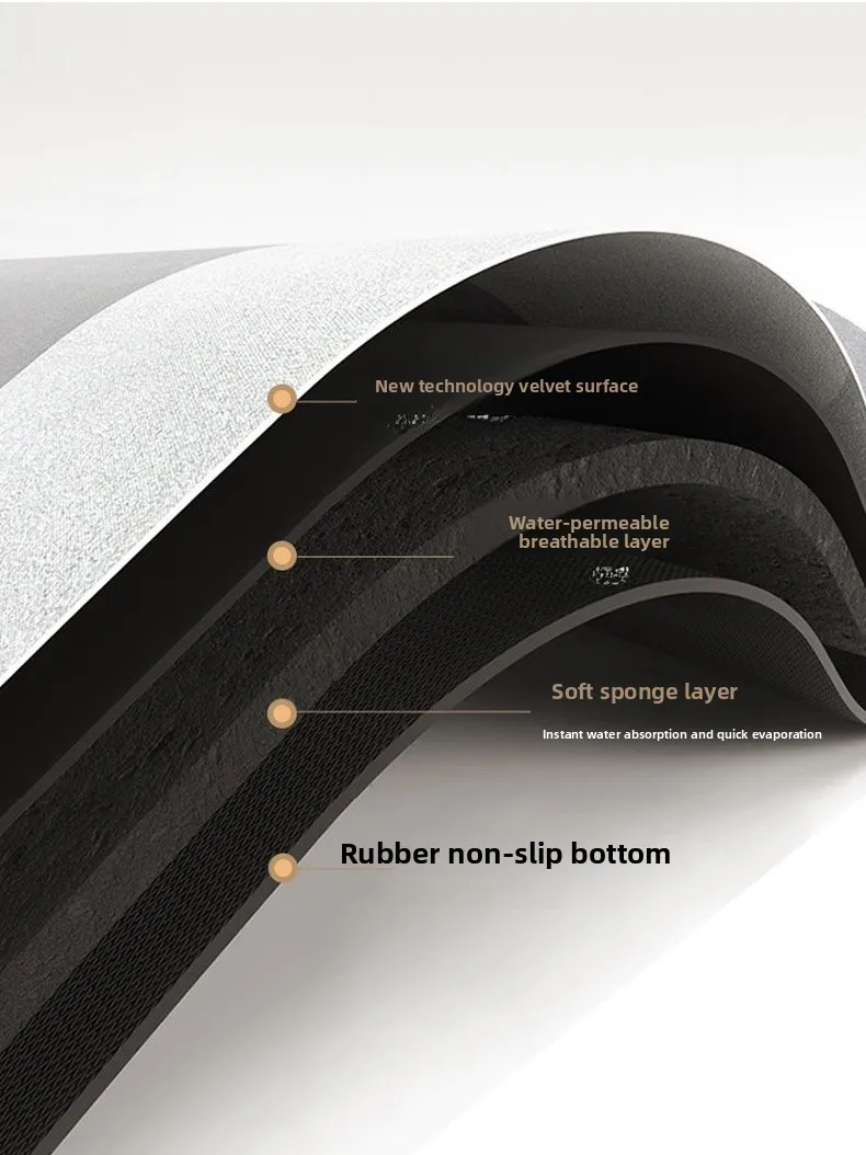 

Водопоглощающий дверной коврик для батоны, кухни, спальни, собаки, коврик для специального использования, противоскользящий коврик для входа, домашний декоративный овальный коврик-мавпа