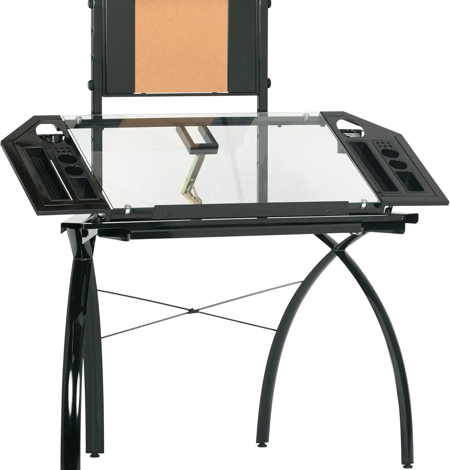 Torre Futura en negro con vidrio transparente