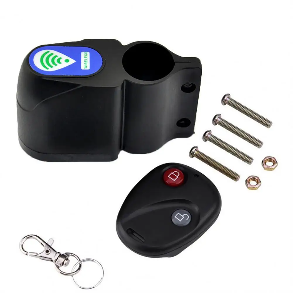 Bike Alarm Lock Mountain Bicycle Anti-Thef Security  Sound Alert with Remote Control Bicycle Accessories замок для велосипеда