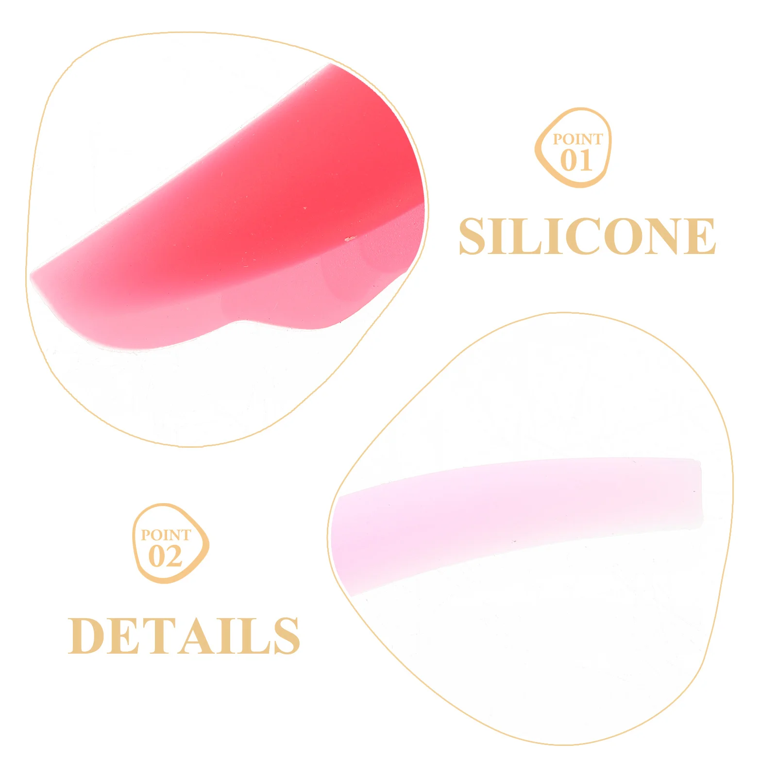 

8 Pairs Silicone Pads for Curler Tool Eyelash Lift Silicone Pads Gel Perming Supplies Safe Use Long Lasting