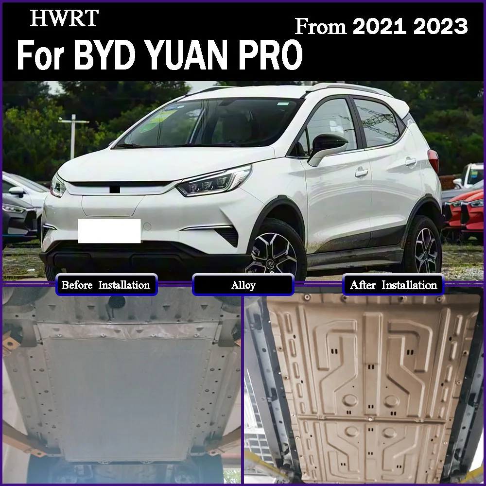 

Guard Plate Skid Plate Car Engine Protection Panel Mudguard For BYD YUAN PRO 2021 2023 301KM 401KM Battery Protection Board
