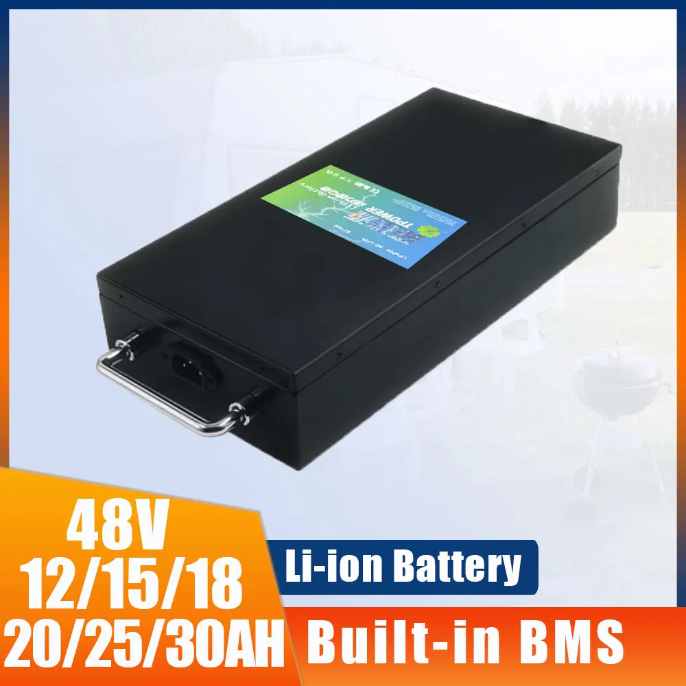 48V 15/18AH 20AH 25AH 30AH Li-ion Harley Electric Motorcycle Two Wheel Foldable Citycoco Scooter Bicycle Lithium Polymer Battery