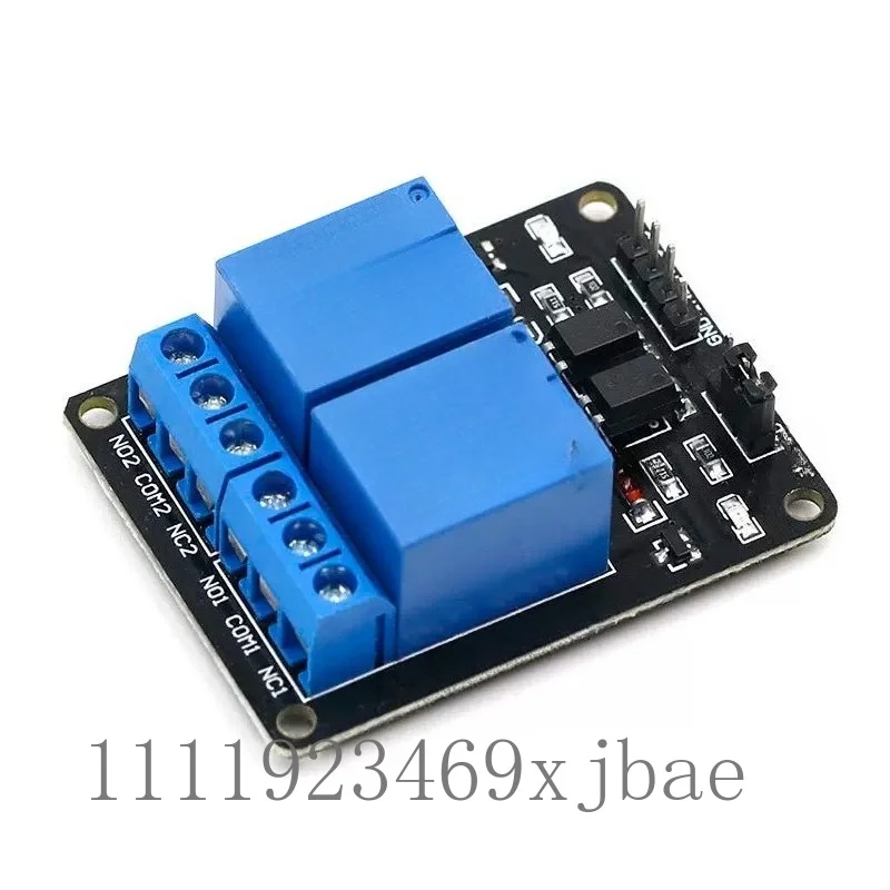 2 Channel Relay Module With Optocoupler Isolation Protection MCU Expansion Board Accessories 5V 12V