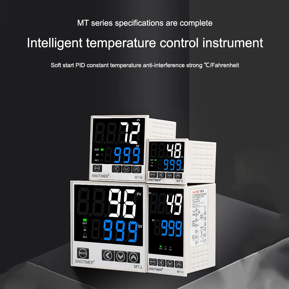 PID Intelligent Temperature Controller KJEN Type Four Input Intelligent Temperature Regulator Relay Solid State Double Output