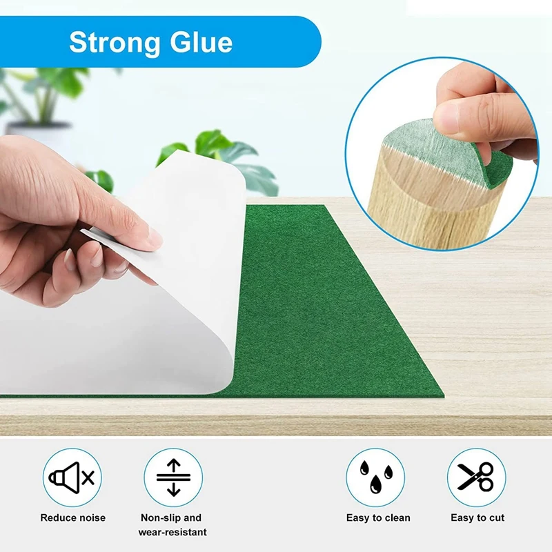 LUDA 2X Self-Adhesive Felt Gliders,40 X 150 Cm,Self-Adhesive Felt Pads, Furniture Gliders, Multi-Purpose Adhesive Mat Tape