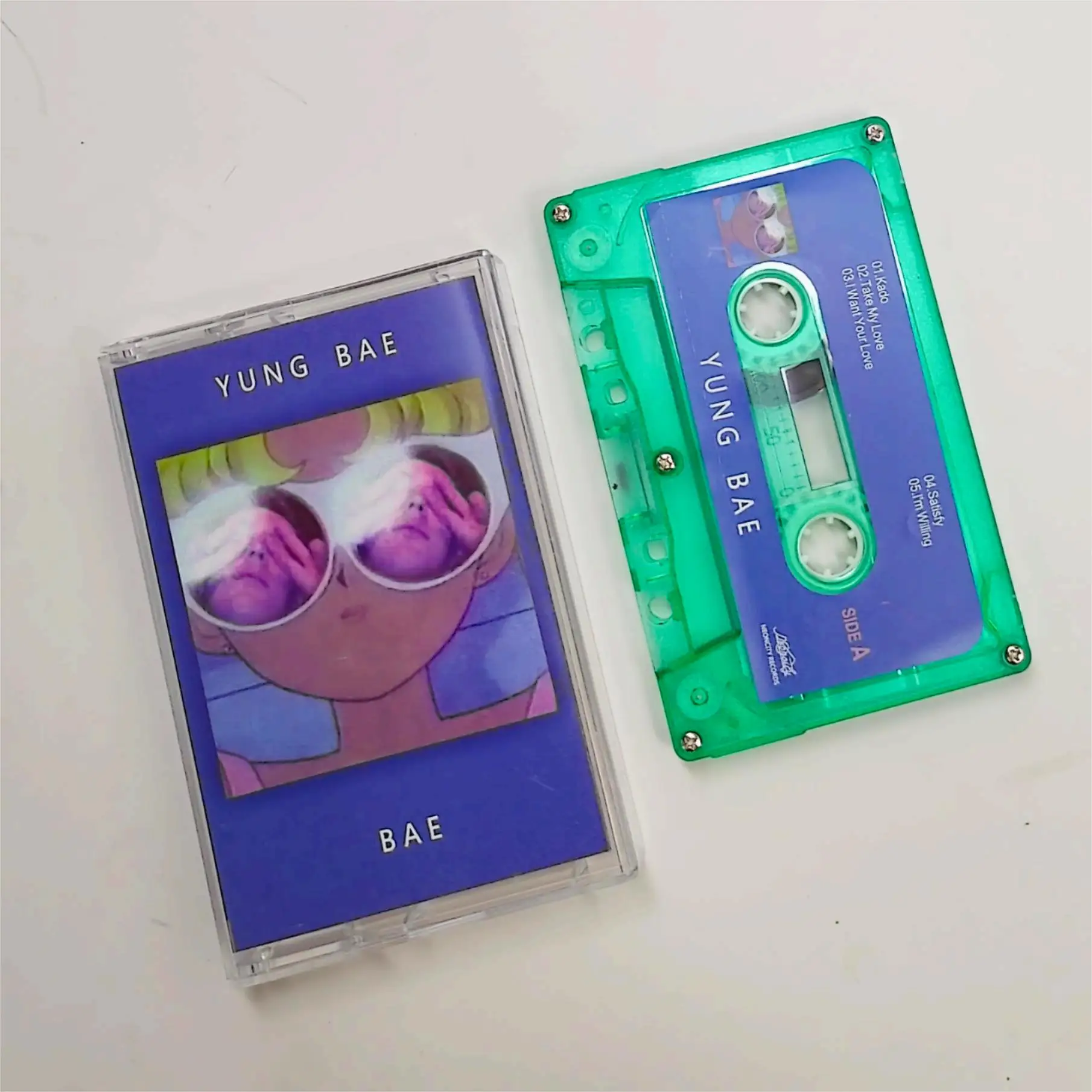 Vaporwave City Pop YUNG BAE Dallas Cotton Music Tape Bae Album Cassette Cosplay Walkman Recorder Car Party Music Soundtracks Box