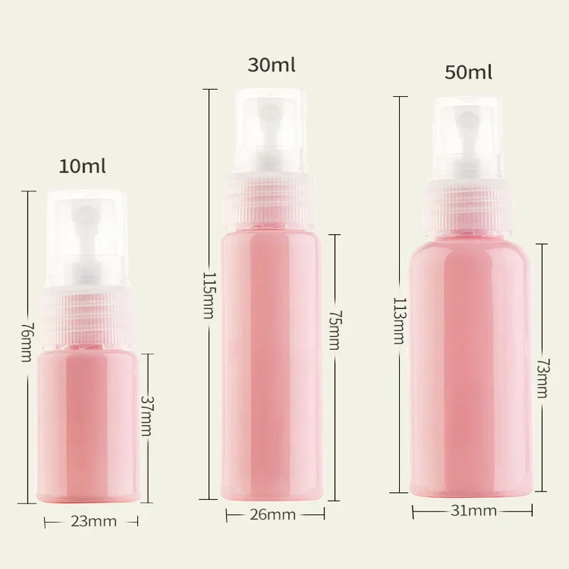 10PCS Bunte Kunststoff Nachfüllbar Parfüm Spray Flasche Feine Spray Reise Tragbaren Behälter Hause Pflanzen Aromatherapie Schönheit Pflege