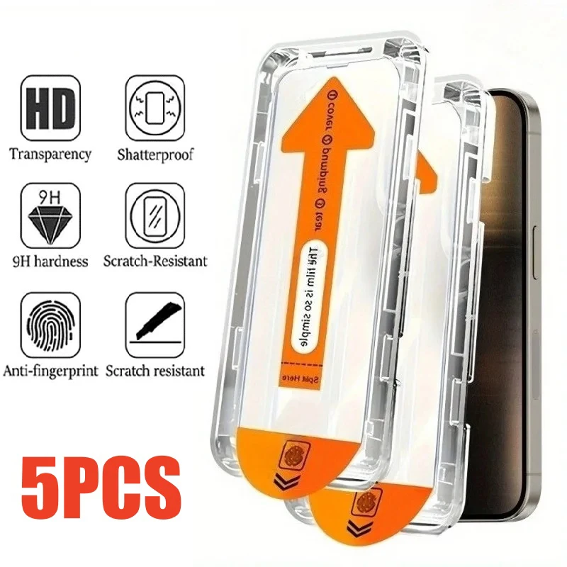 5PCS Tempered Glass Film for Samsung Galaxy S24 S23 Plus S21 FE S25 Edge S20 S22 S26 Ultra Screen Protector Add Dust Removal Kit