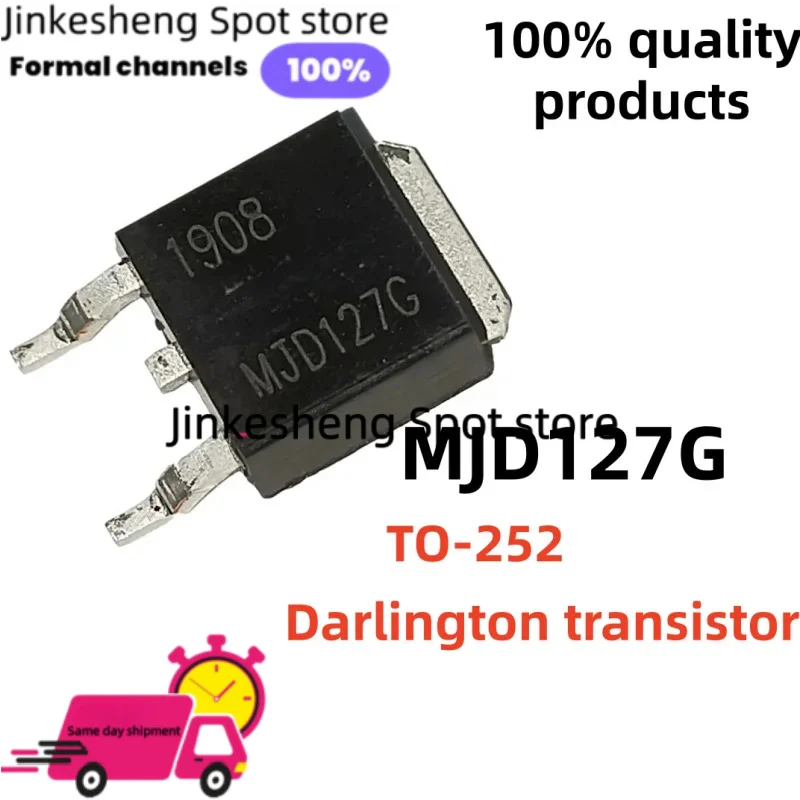 10-20-30PCS Novo Transistor Darlington MJD127G J127 TIP127 TO-252 de Alta Qualidade