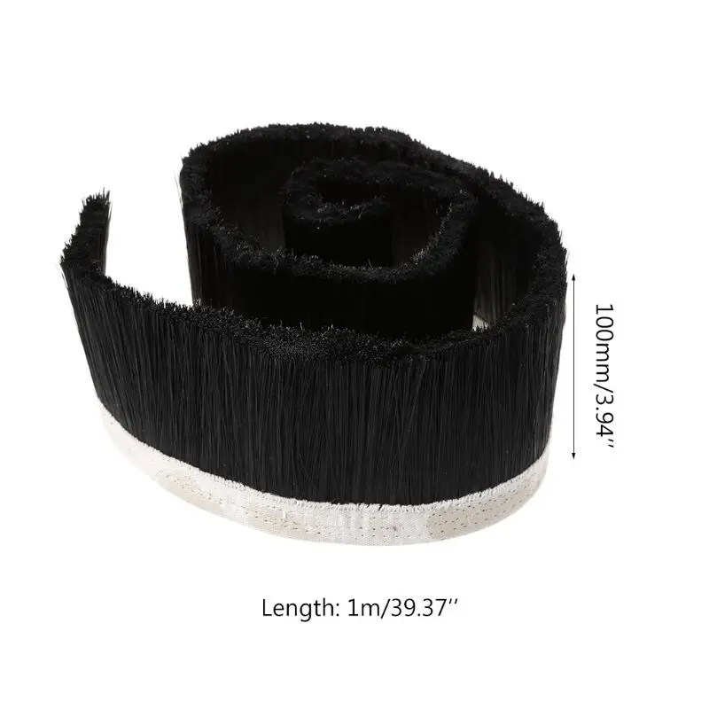 Copertura antipolvere per fresatrice per incisione con spazzola in nylon da 100 mm per Ro