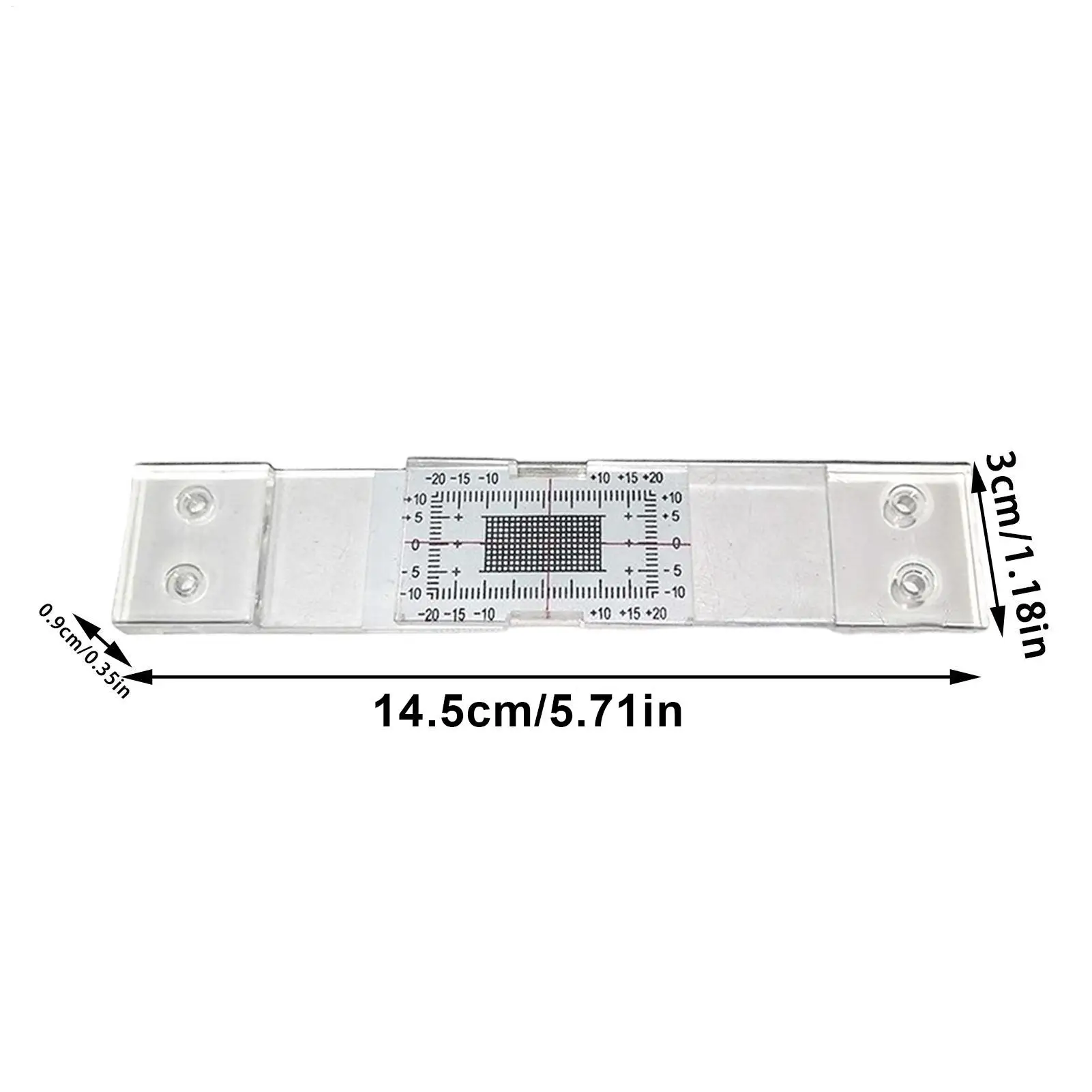 Standard Concrete Crack Gauge Accurate Crack Monitoring Record Tool Crack Measuring Ruler Crack Measuring Instrument For Monitor