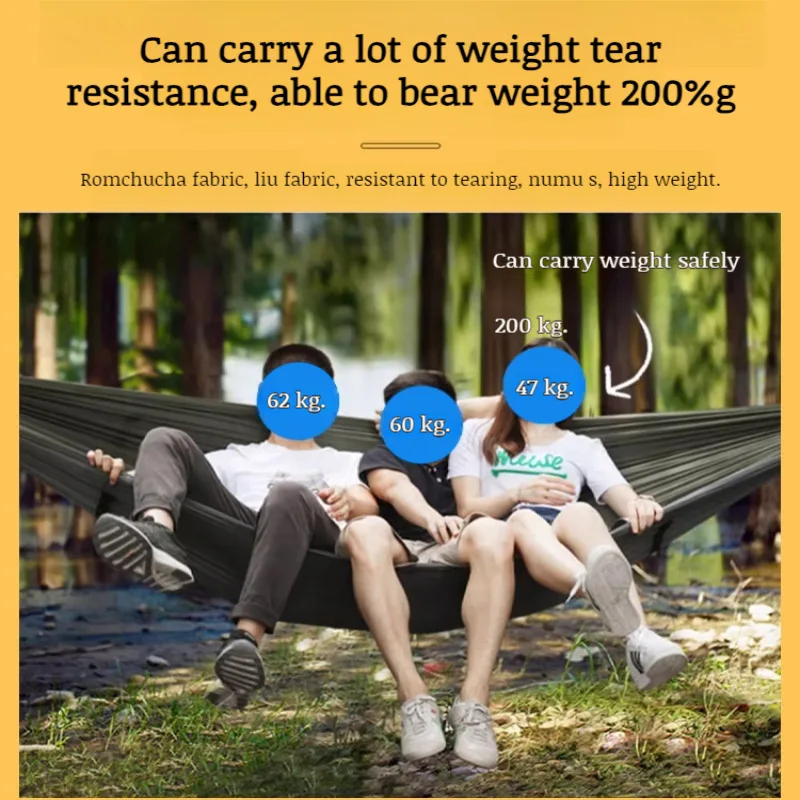 في الهواء الطلق التخييم أرجوحة 2 شخص النايلون مكافحة البعوض الحشرات الشمس الظل خيمة المحمولة النوم ناموسية أرجوحة التخييم مجموعة