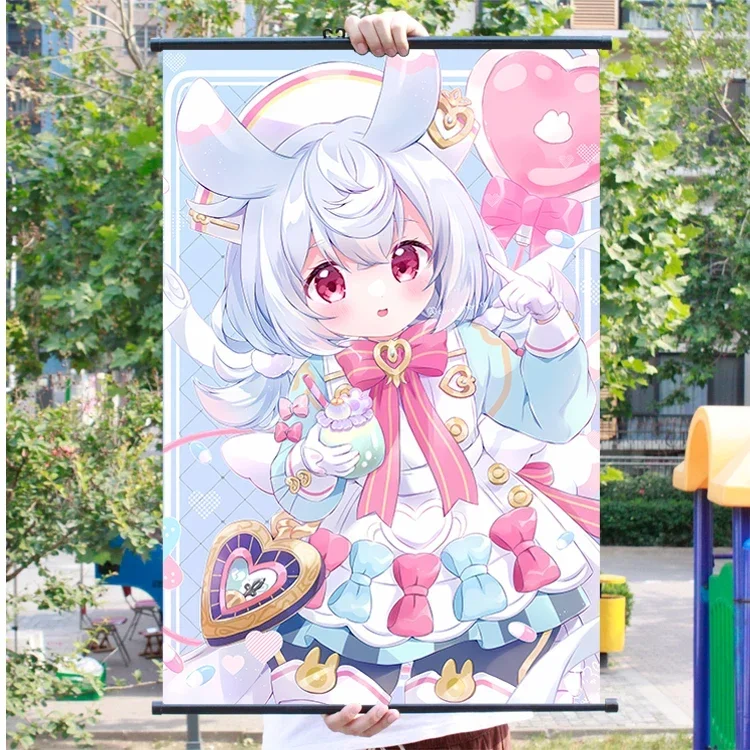 Genshin Impact Sigewinne Anime Wall Background Hanging Poster Placard Cospaly Cartoon Gift Notice Textile  Covering