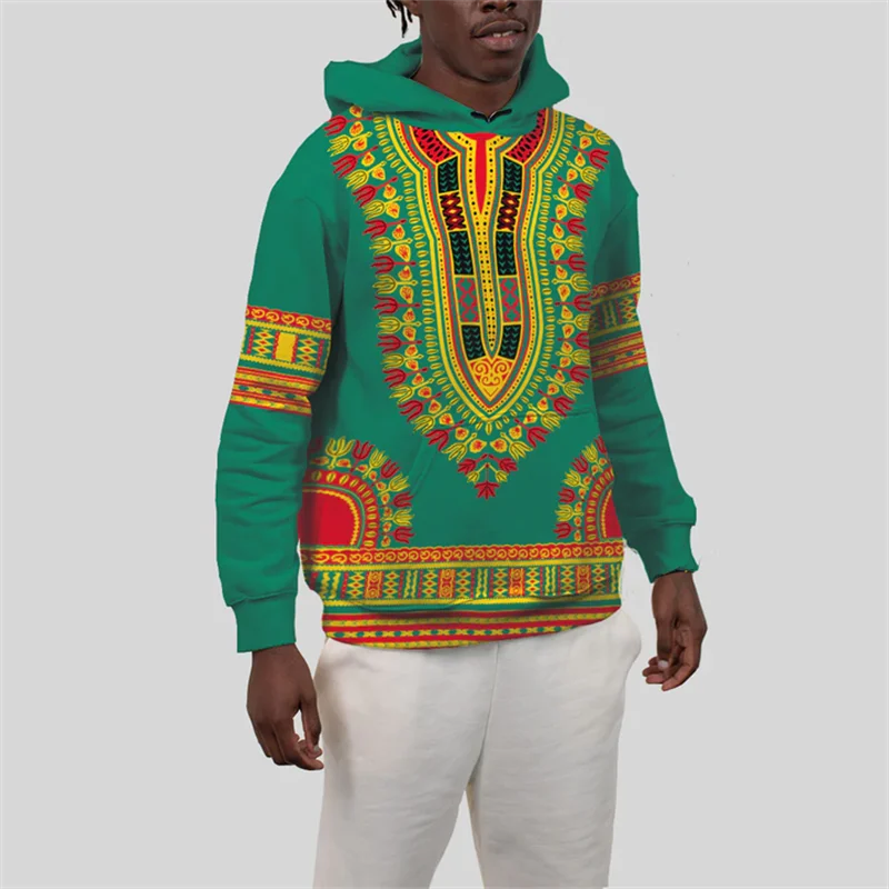 Vintage Cameroon Flag Street Print Clothing Men's Hip Hop Personality Hooded Sweatshirts Fashion Male Pullovers African Clothing