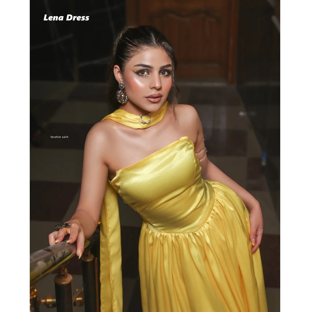 

Lena Роскошные женские вечерние платья без рукавов для особых случаев Бальное платье с шалью Роскошное платье на заказ A Line A Prom