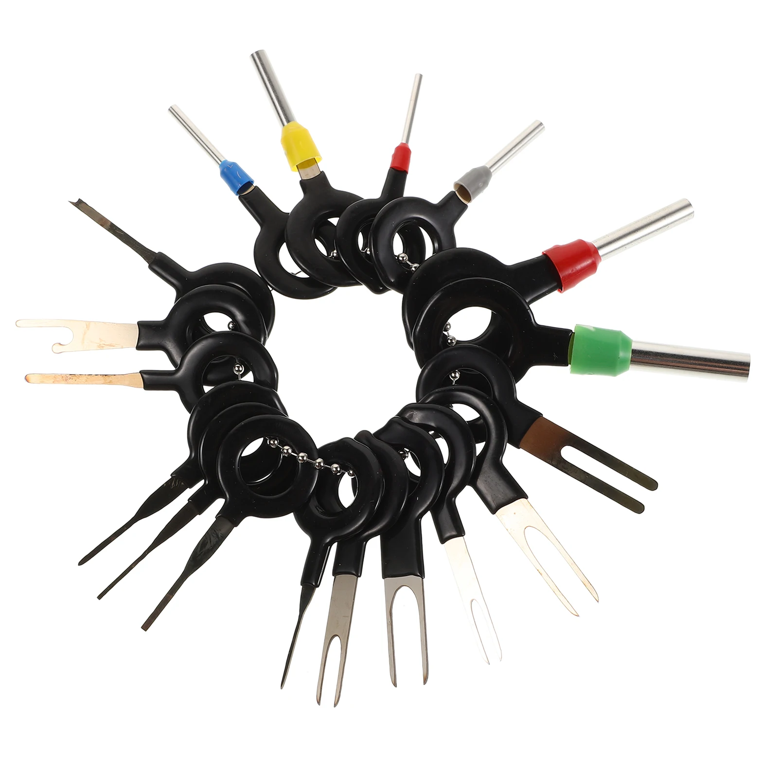 

18Pcs Car Terminal Removal Tool Kit Electrical Connector Extractor Wire Pin Release Depinning Set for Auto Repair