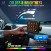 P1Y 12Gang スイッチパネル、ワイヤレスリモコン付き、サーキットボックス RGB カラートグルスイッチモメンタリ回路制御リレー 5