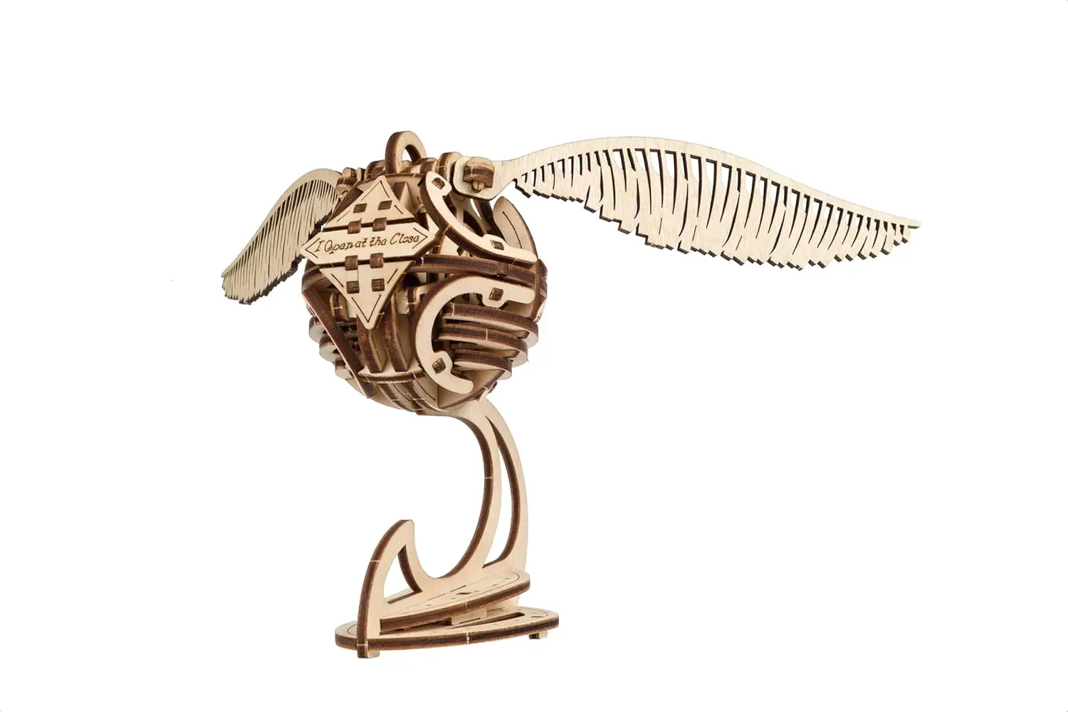 

Деревянный 3D-пазл «Золотой Снитч» для взрослых — набор для самостоятельной сборки из 120 деталей