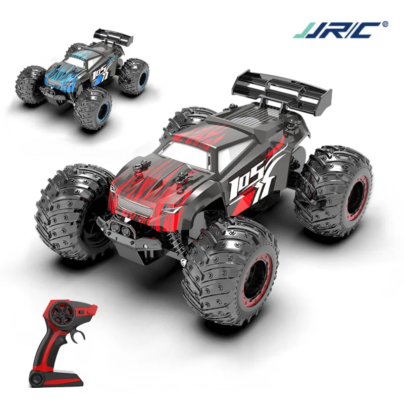 JJRC Q105 1:18 auto telecomandata ad alta velocità 2.4Ghz doppi motori Drive Climbing RC Off Road Drift Vehicle Cars LED Light Toy