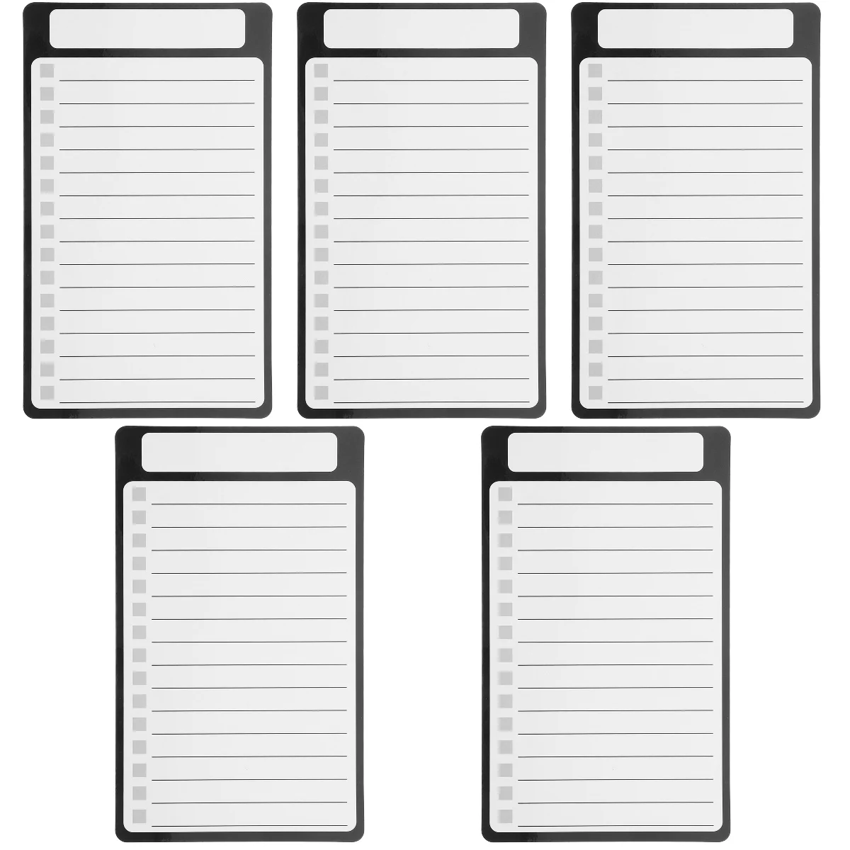 5 قطعة 5 عدد مغناطيس الثلاجة قائمة التسوق المفكرة لوحات مذكرة مغناطيسية لثلاجة البقالة #1