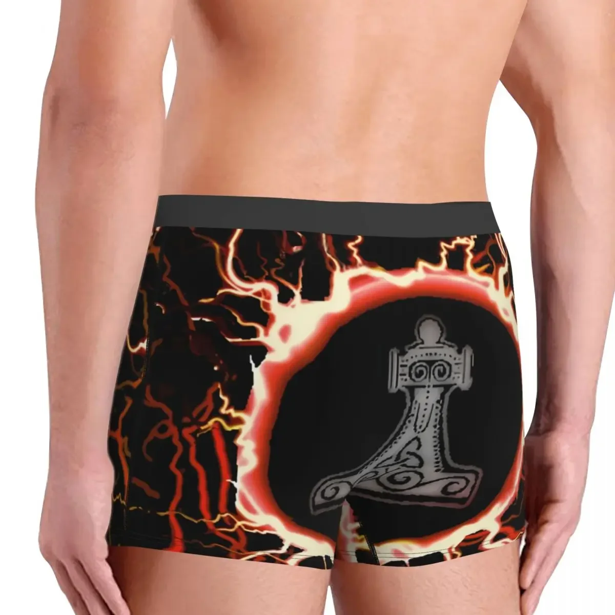 Thors Hammer Norse Mitologia Vikings Cuecas, Roupa Interior Masculina, Shorts Boxer, Ventile Calcinhas, Cuecas Boxer