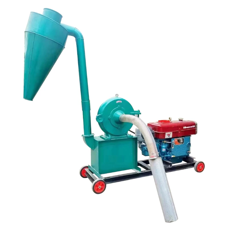 Multipurpose Grain Mills for Corn and Beans Rice Corn Commercial Powder Mills, Hammer Mills with Diesel Engines