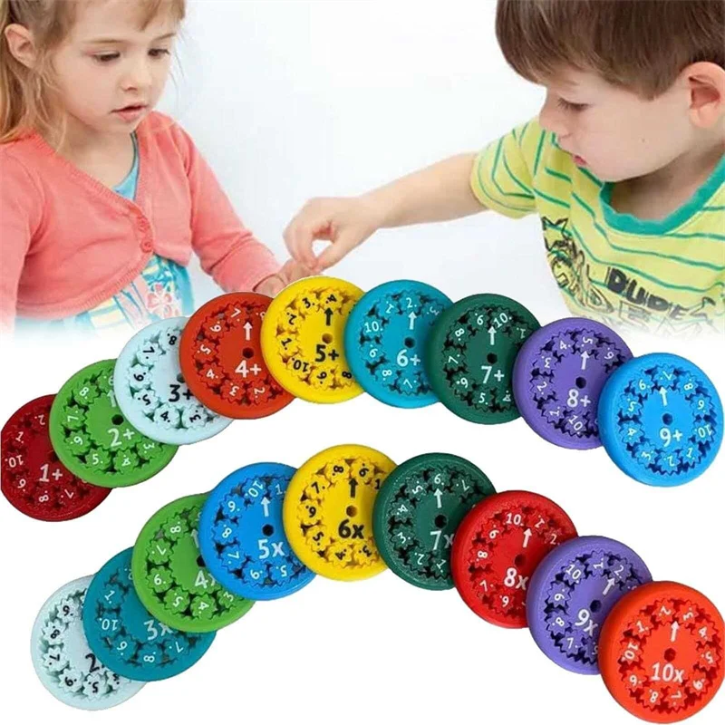 Math Fidget Spinners Educational Spinning Toys Learning Arithmetic Arithmetic Tools Addition Subtraction Multiplication Division