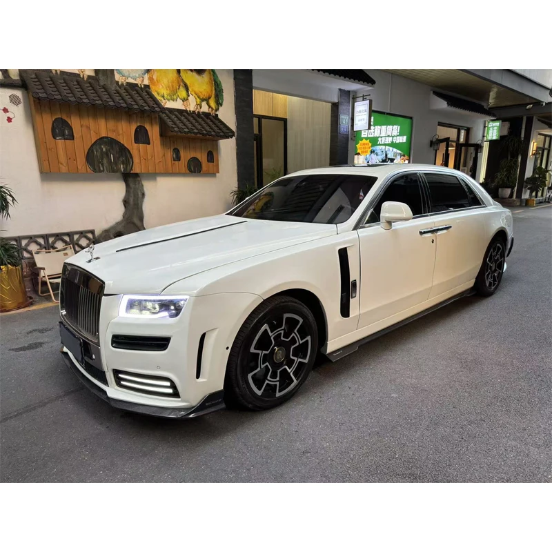 Alt bis Neue Auto Stoßstange Scheinwerfer Runde Hohe Qualität Auto Teile Upgrade Halb Carbon Faser Body Kit Haube