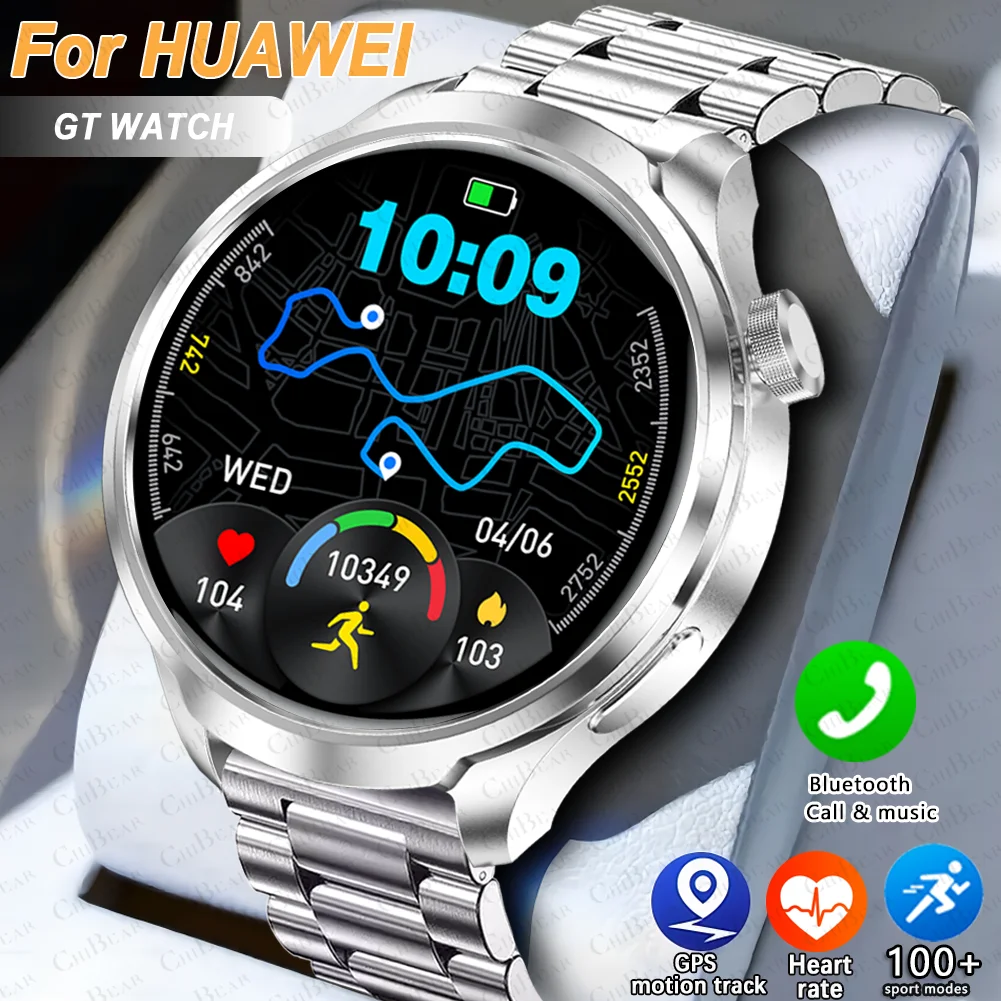 

Для HUAWEI GT WATCH 4 Pro Health Смарт-часы для мужчин 360*360 AMOLED HD Экран GPS-трекер BT вызов Кислород в крови Спортивные умные часы для мужчин