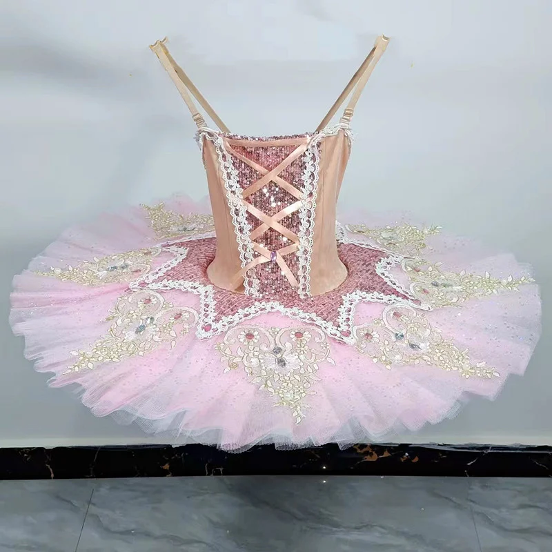 

2022 High Quality Custom Size Professional Performance Competition Wear Kids Girls Women Adult Sugar Plum Fairy Ballet Tutu