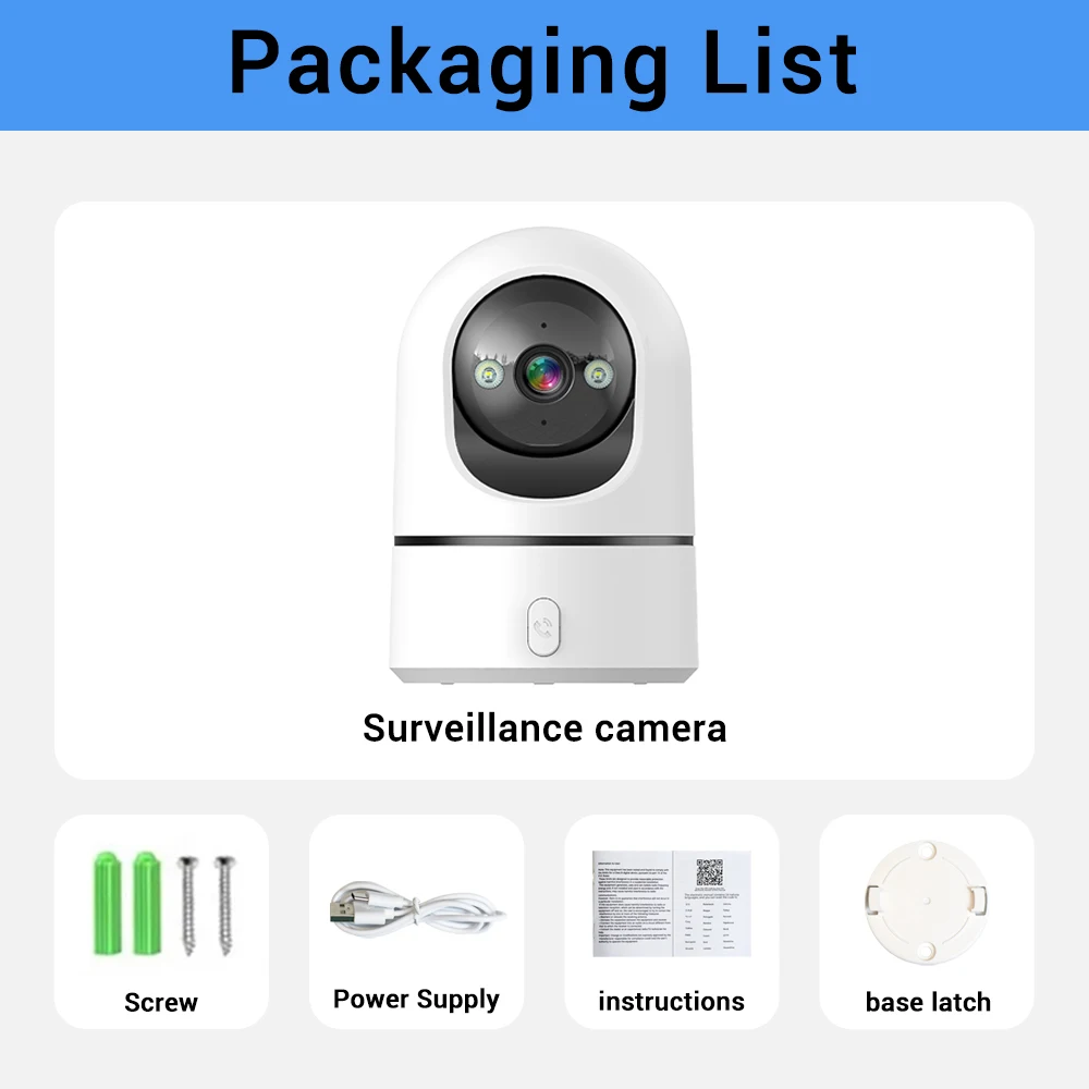 PEGATAH 8MP Wifi HD cámara nocturna Color IP cámara de seguridad inalámbrica PTZ cámaras con Zoom 4X cámara de seguimiento humanoide cámara de alarma de luz