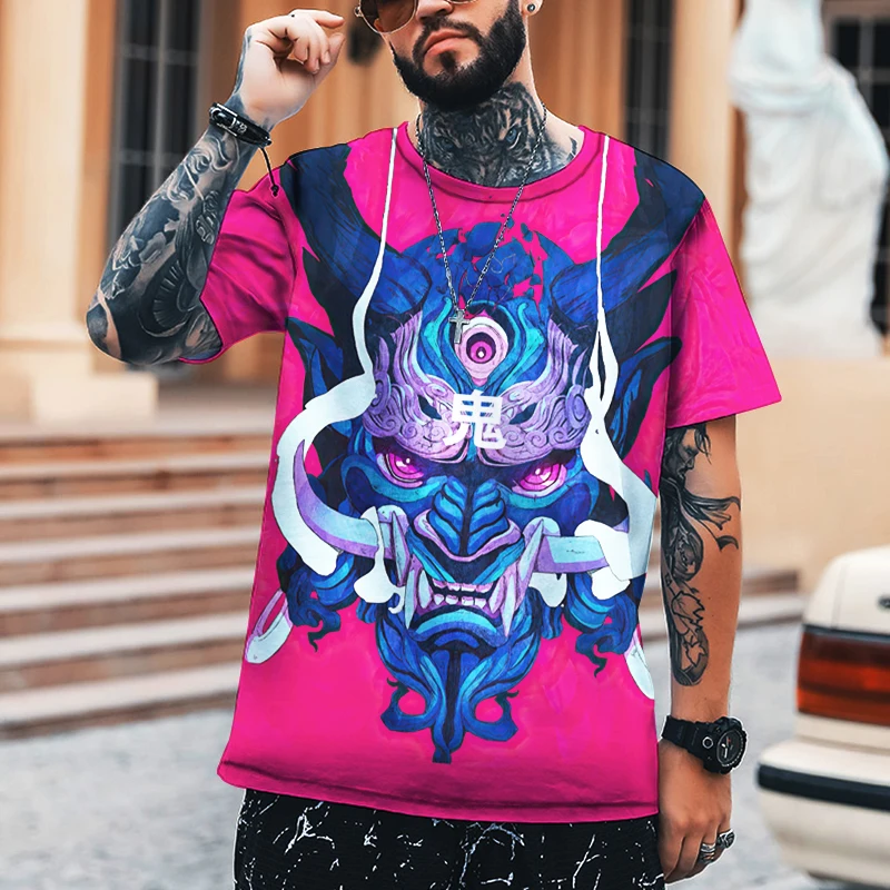 Japanese Samurai 3D Printed T-Shirts Men Women Fashion Hip Hop Oversized T Shirt Male Tees Tops Harajuku Streetwear Man Clothing - Image 5