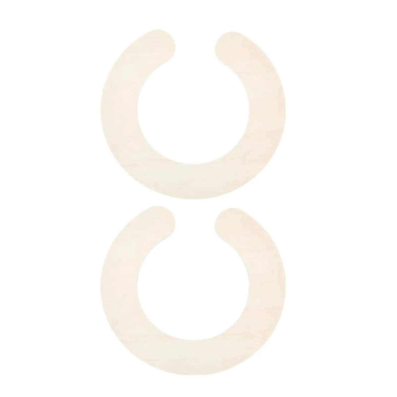 2x Semicircle Wool Ball Making Tools Semi-circular Shaped Knitting Tool Template