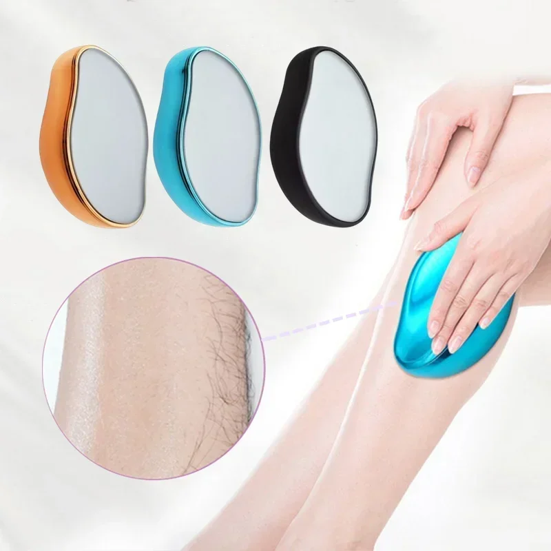 Upgrade The New Crystal Hair Remover Nano Glass Sand Hair Remover Safe and Harmless To The Skin Painless Sand Hair Removal