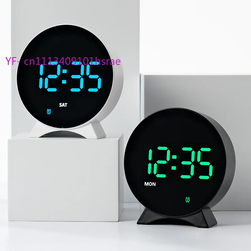 Minimalist LED Electronic Clock, Multifunctional Alarm Clock with Temperature Display 6693