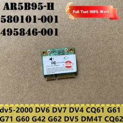 For HP Pavilion dv6 Compaq CQ61 G61 G71 G60 G42 G62 DV5 DM4T CQ62 Laptop Mini Wireless Wifi Card AR5B95-H 580101-001 495846-001