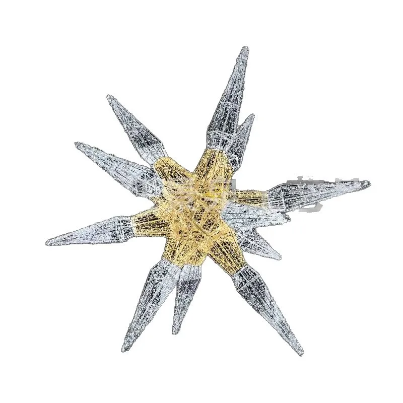 

2025 large-scale Christmas light modeling outdoor star modeling light shopping mall Christmas beauty scene arrangement