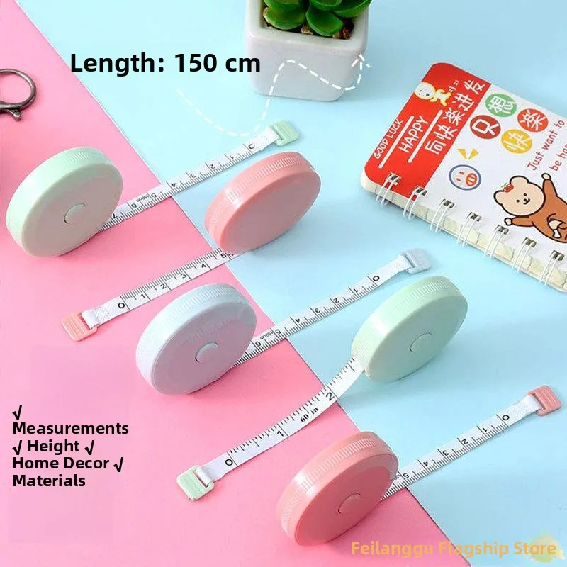 

Portable Ruler Student Home Use Soft Tape Measure for Leg Waist Chest Measurement Clothing Ruler Flexible Meter Ruler