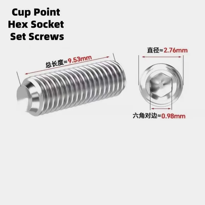 50 Pieces  6#-32 Screws UNF UNC Sizes Of 304 Stainless Steel Anti-Slip Wear-Resistant And Corrosion-Resistant