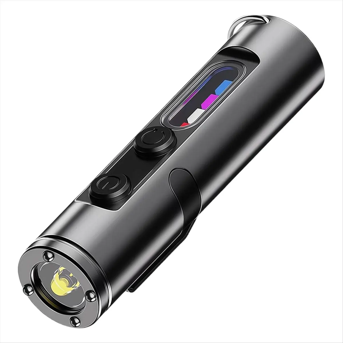 【SURPRISE】Taclight Ultimate Survival Flashlight 500 Lumens Rechargeable EDC Flashlight Waterproof Pocket Keychain Flashlights A