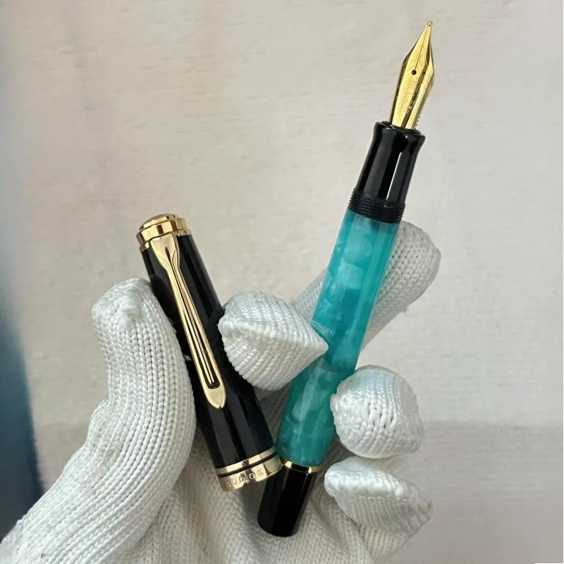 PK KAIGELU 316، Admok M800 مكبس هيكل نحاسي أقلام حبر ممتصة للحبر Bock Schmidt Tip F M لأقلام الأعمال والسفر